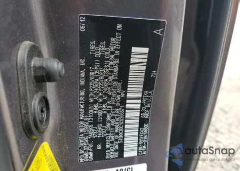 2012 Toyota Sienna Le from USA, damaged, VIN 5TDKK3DC1CS266671